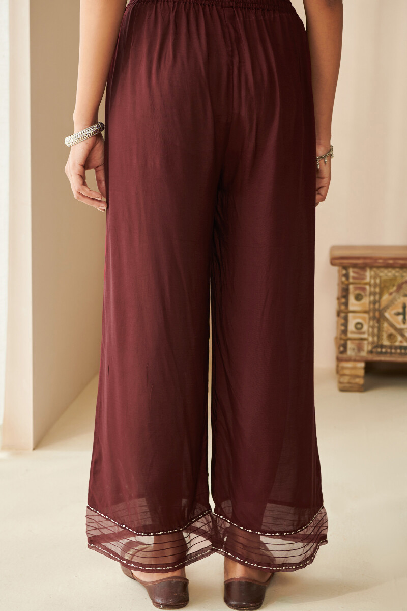 Maroon Handcrafted Modal Farsi