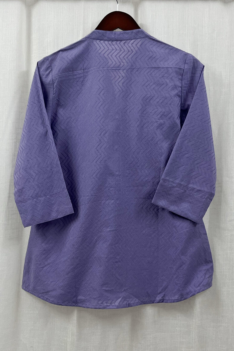 Purple Handcrafted Cotton Top