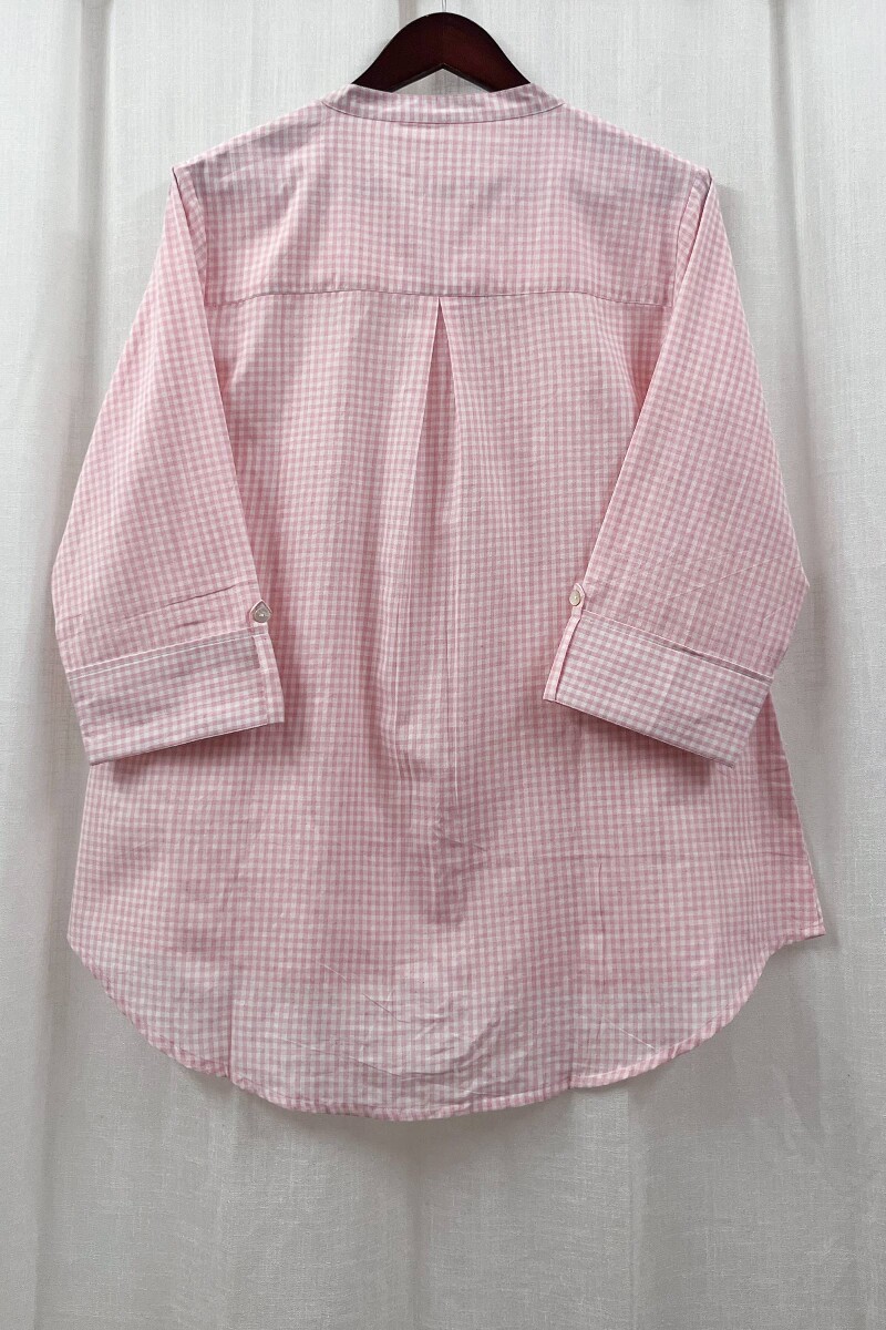 Pink Handcrafted Handloom Cotton Top