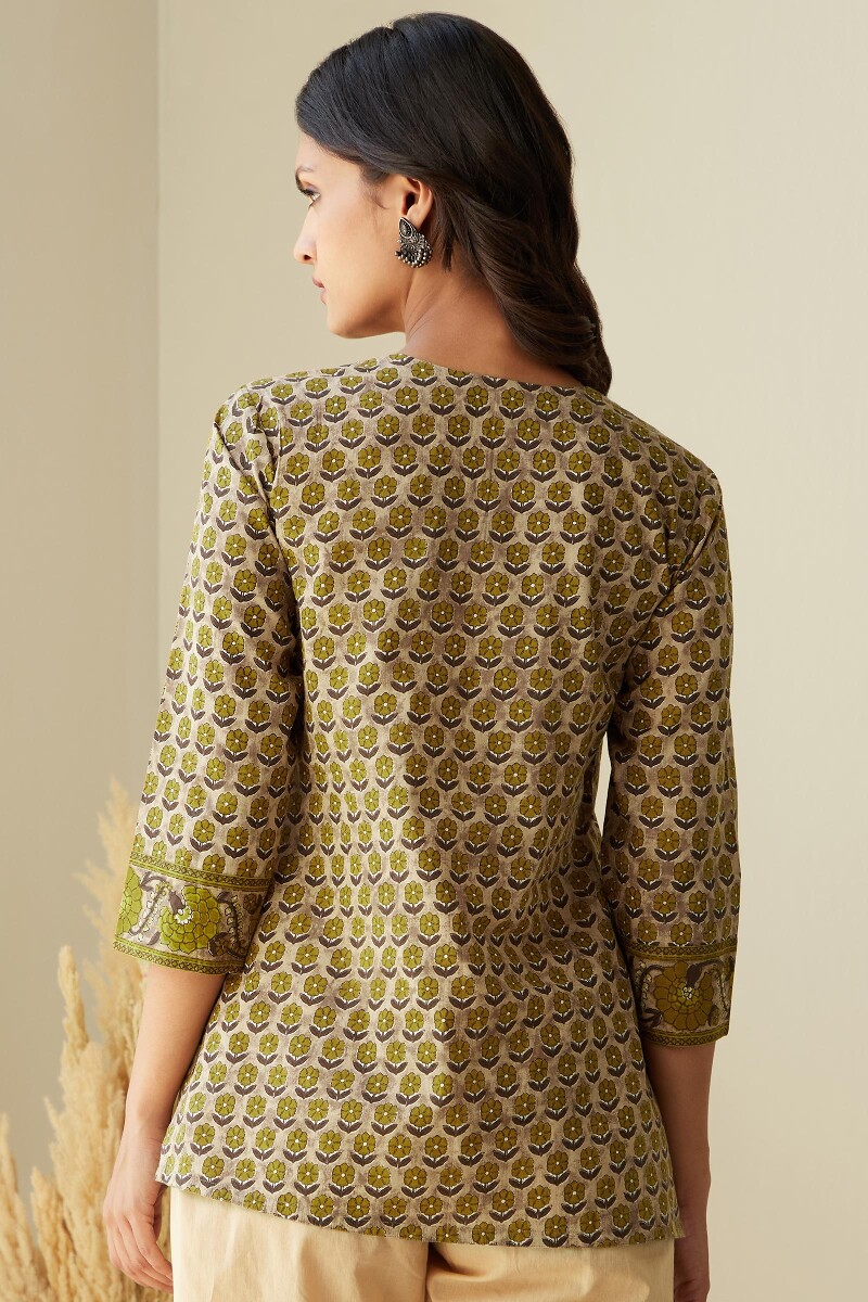 Bagru Hand Printed Cotton Top