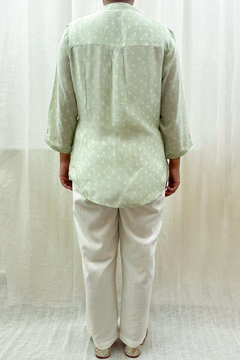 Bandhani Handcrafted Modal Top