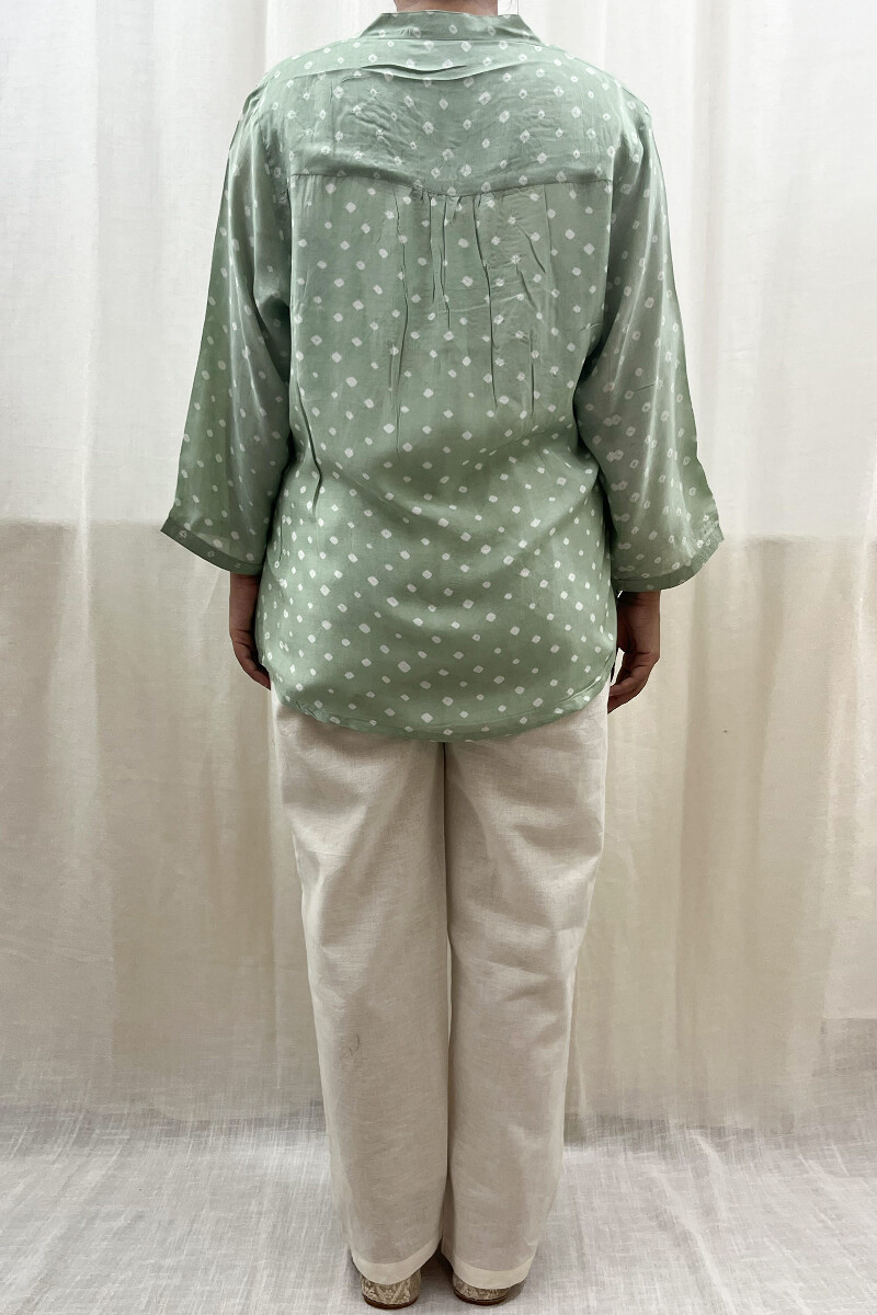 Bandhani Handcrafted Modal Top