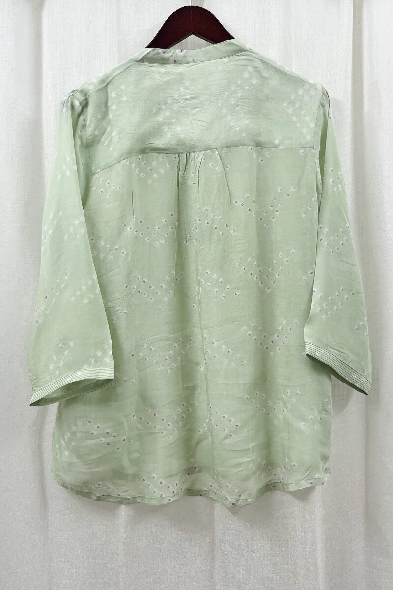 Bandhani Handcrafted Modal Top