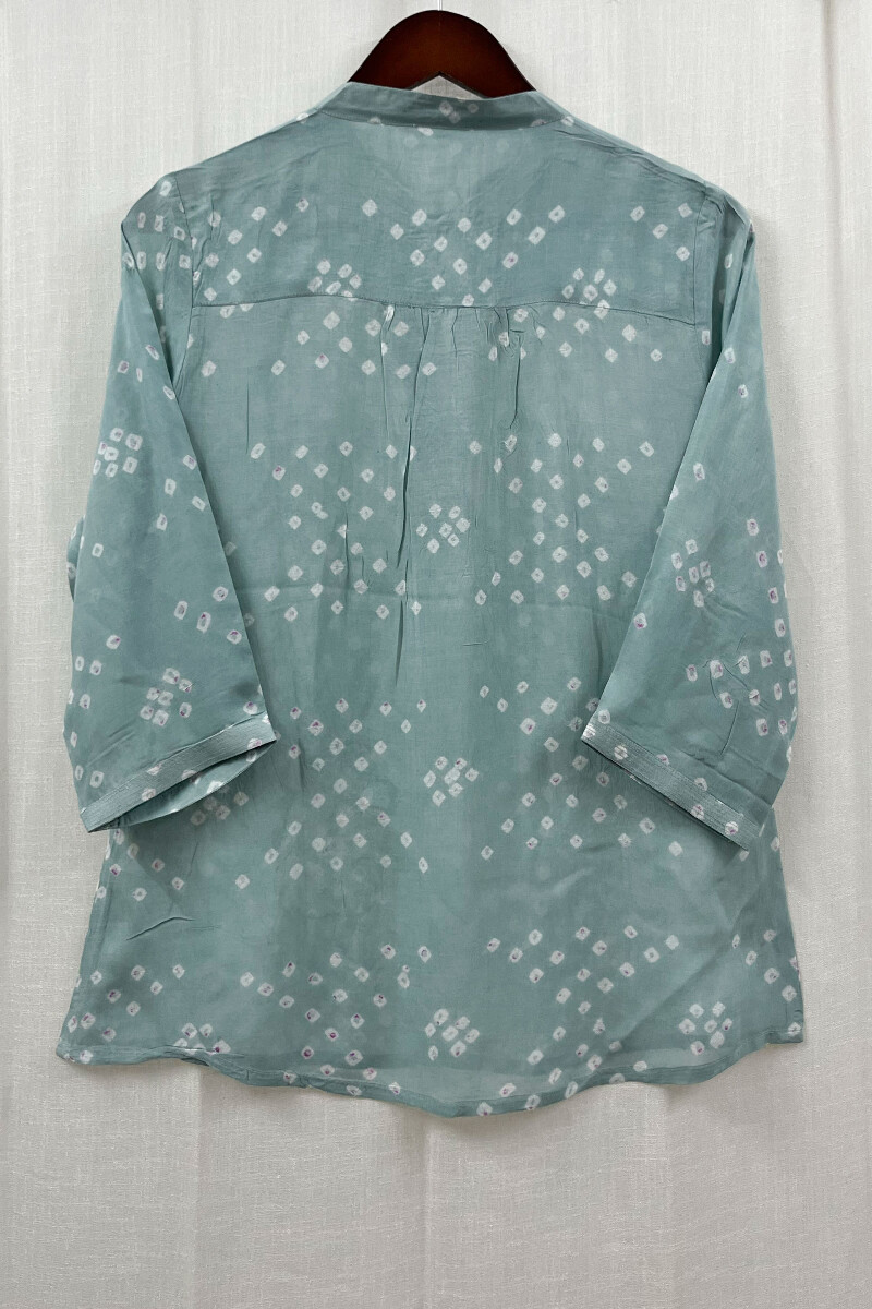 Bandhani Handcrafted Modal Top