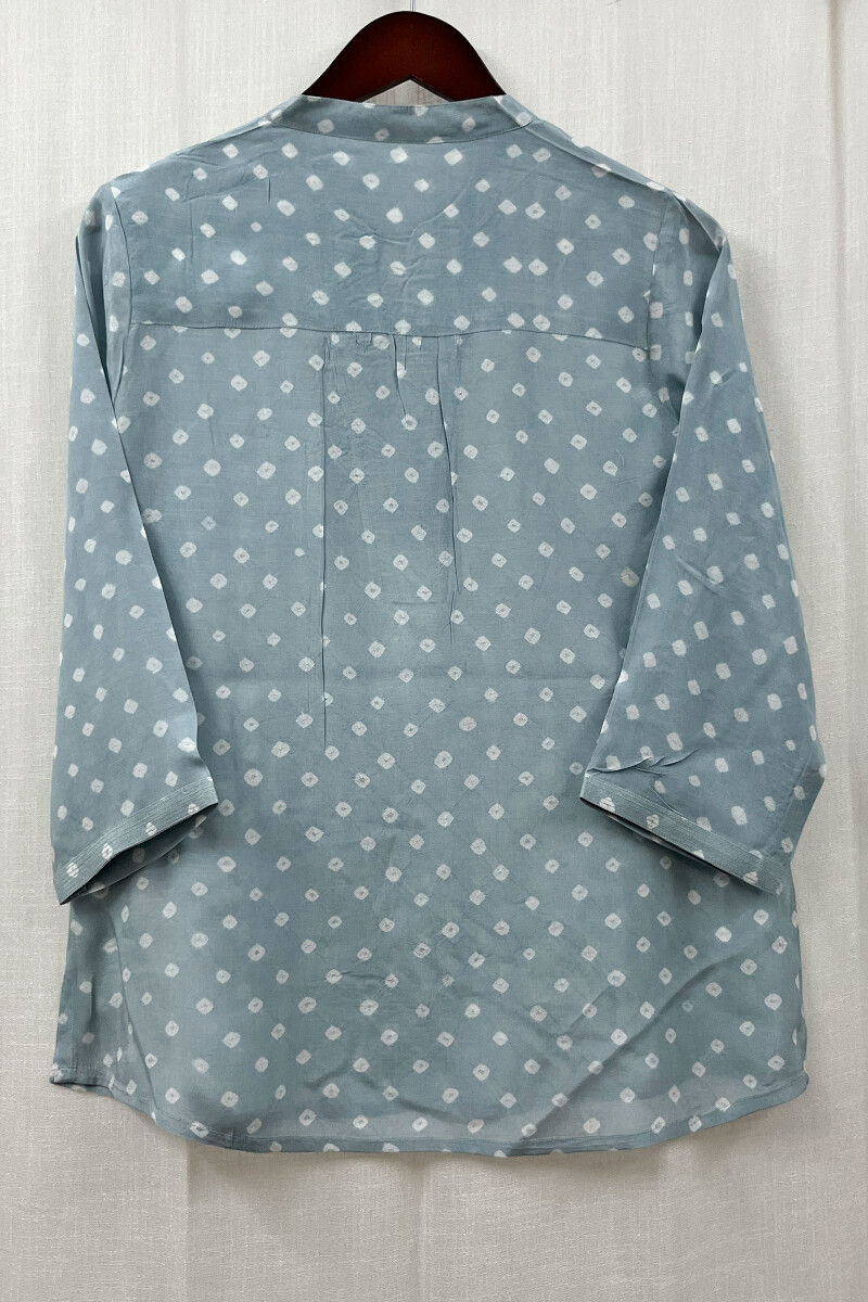 Bandhani Handcrafted Modal Top