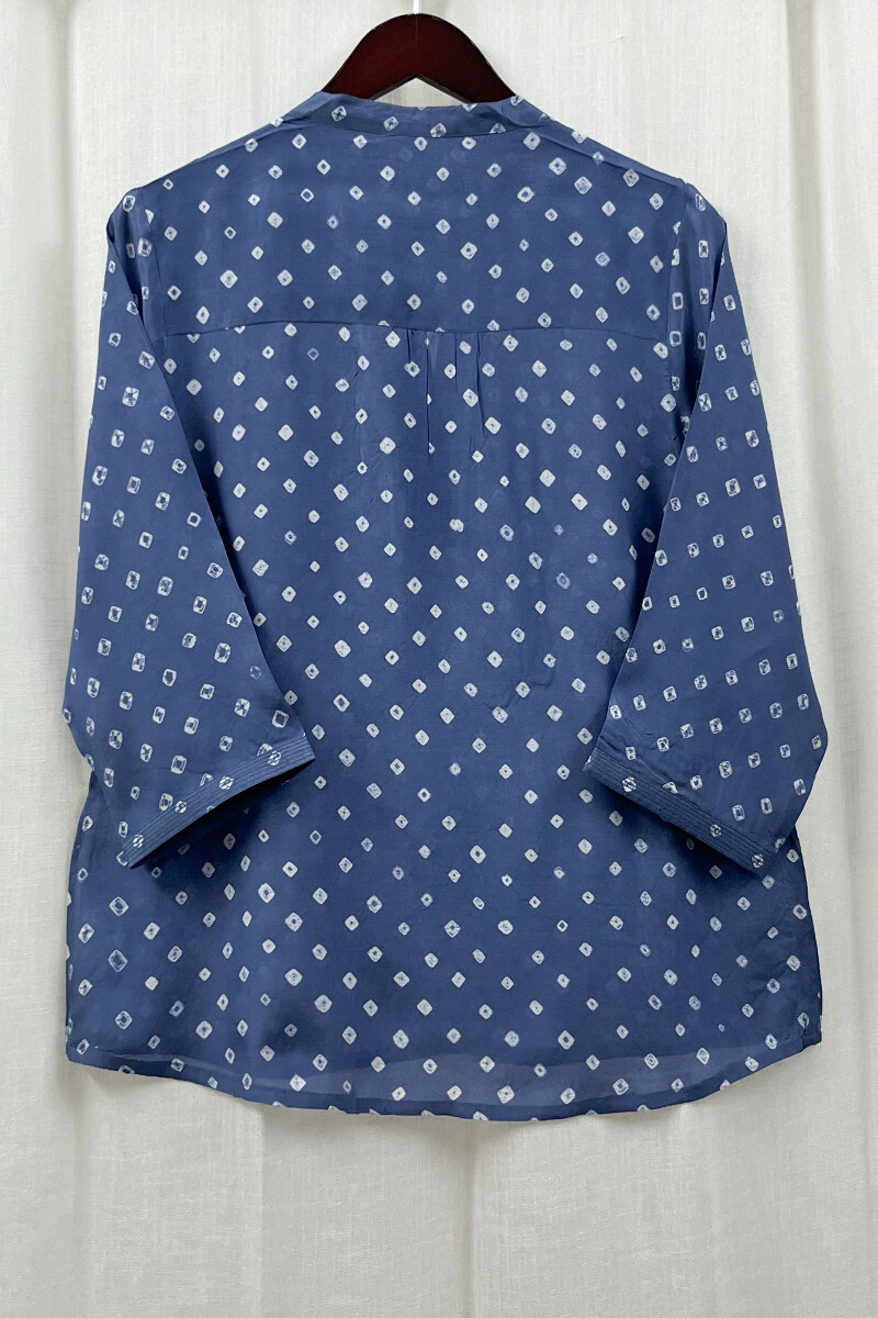 Bandhani Handcrafted Modal Top