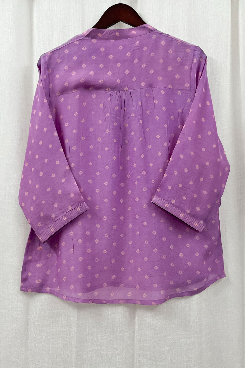 Bandhani Handcrafted Modal Top
