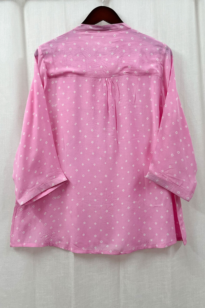 Bandhani Handcrafted Modal Top