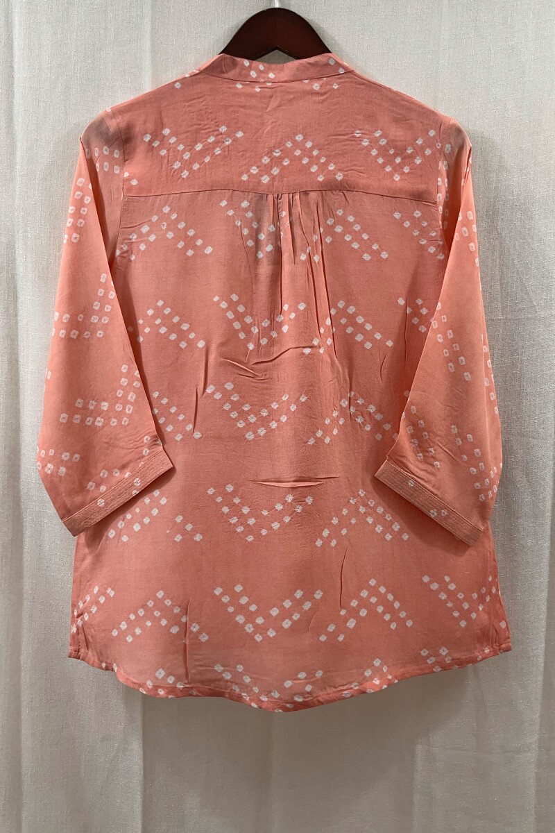Bandhani Handcrafted Modal Top