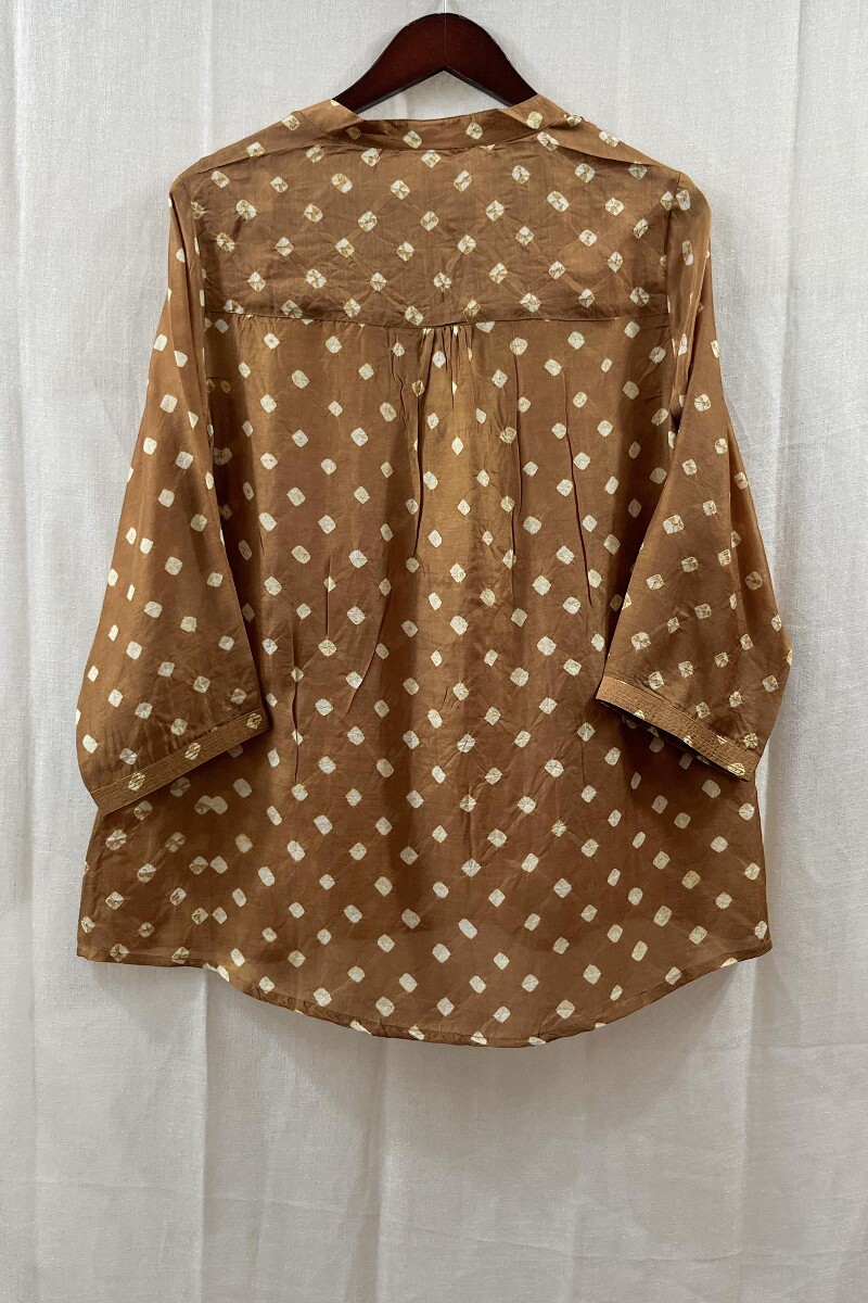 Bandhani Handcrafted Modal Top