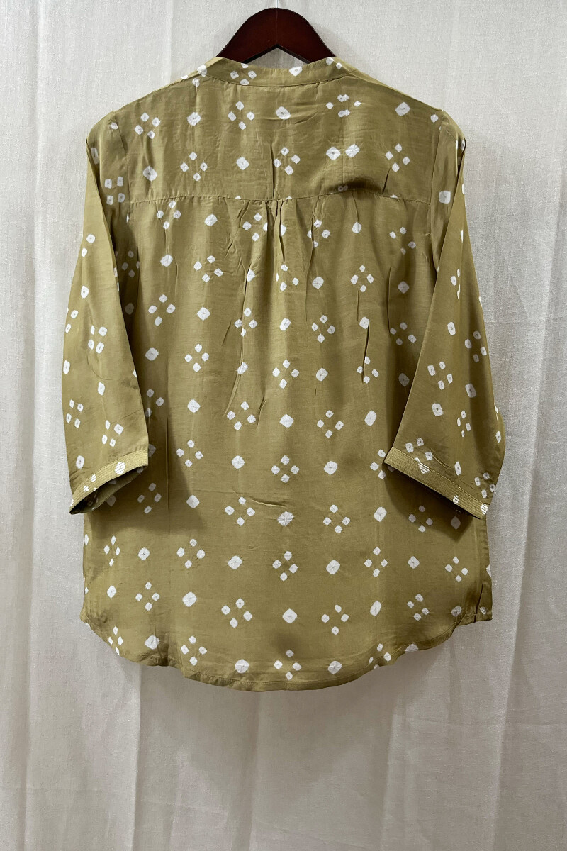 Bandhani Handcrafted Modal Top