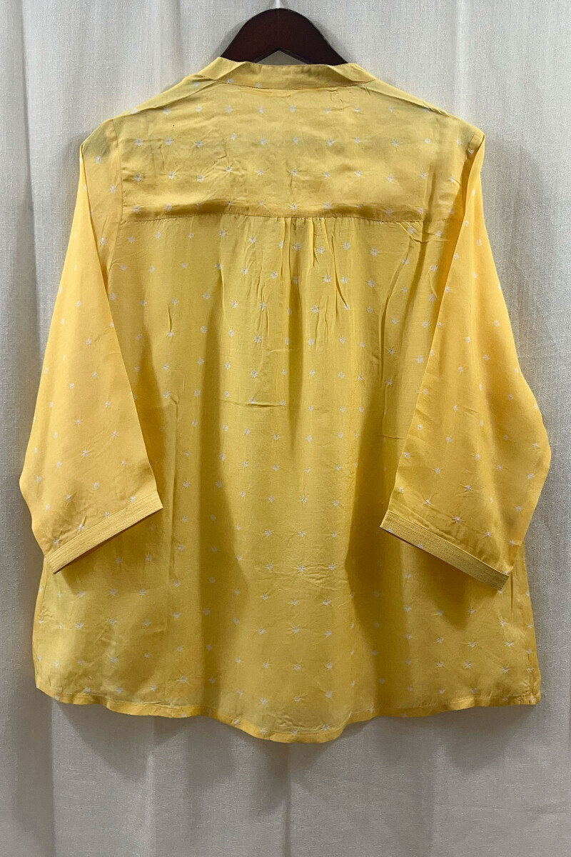 Bandhani Handcrafted Modal Top