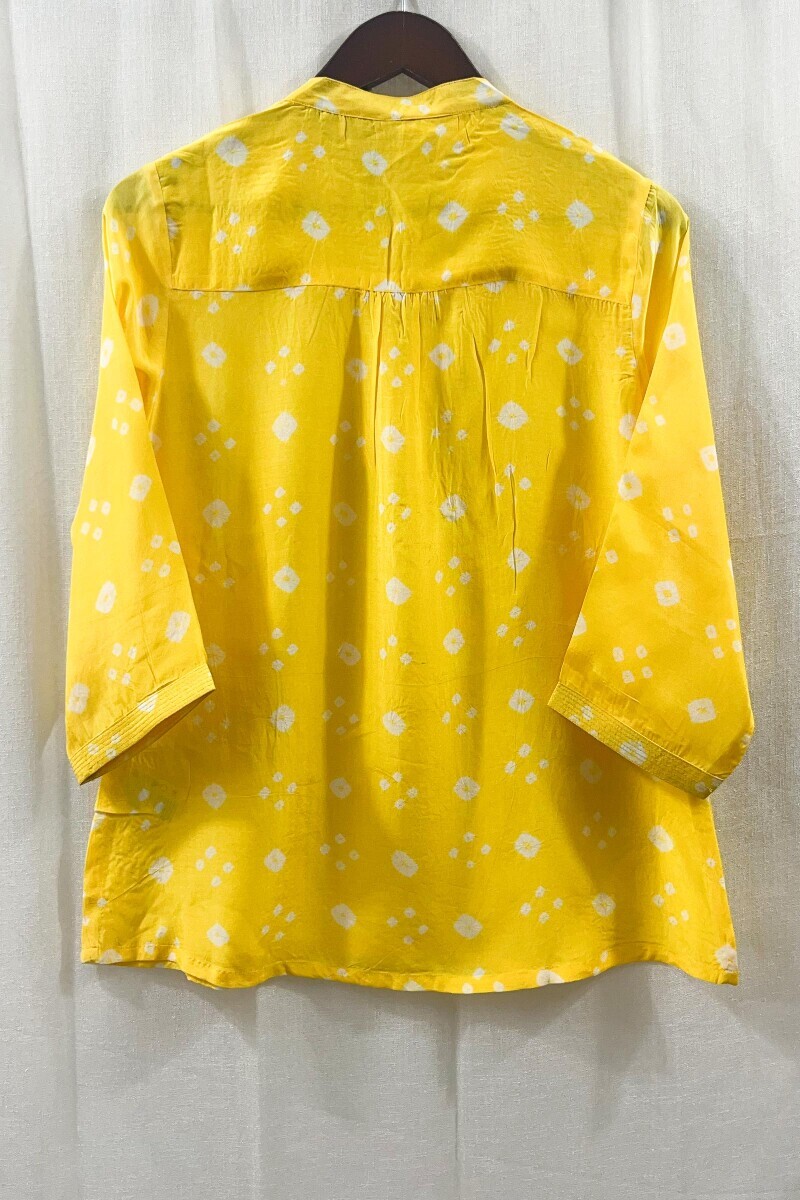 Bandhani Handcrafted Modal Top