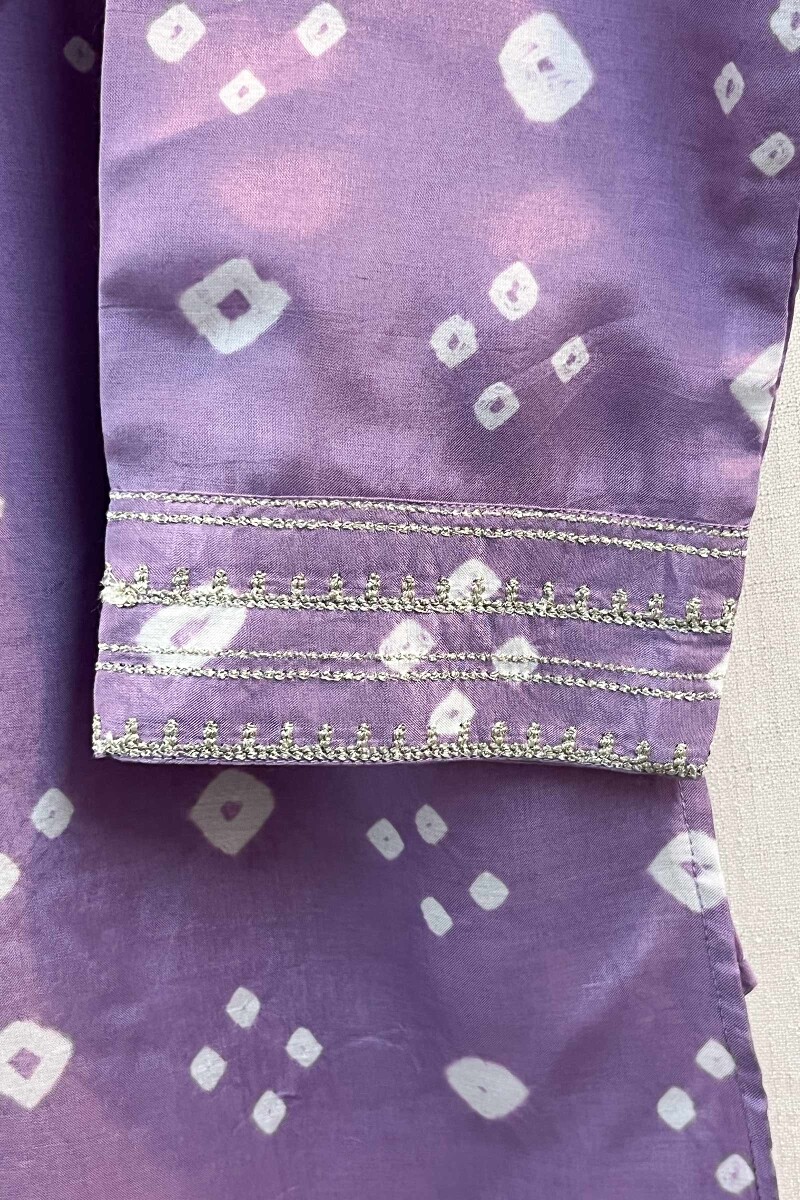 FG Specials: 1 Of 1- Men's Purple Handcrafted Modal Kurta