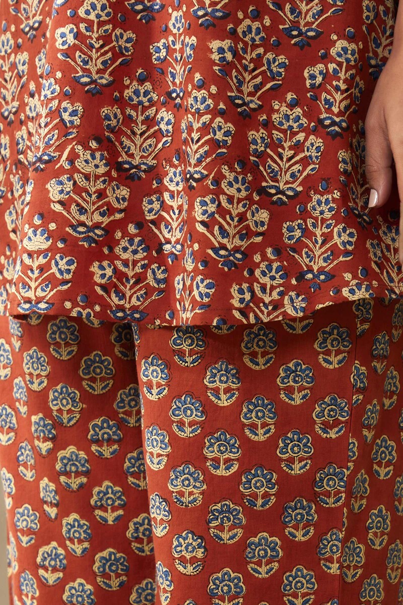 Bagru Hand Block-Printed Cotton Loungewear Set