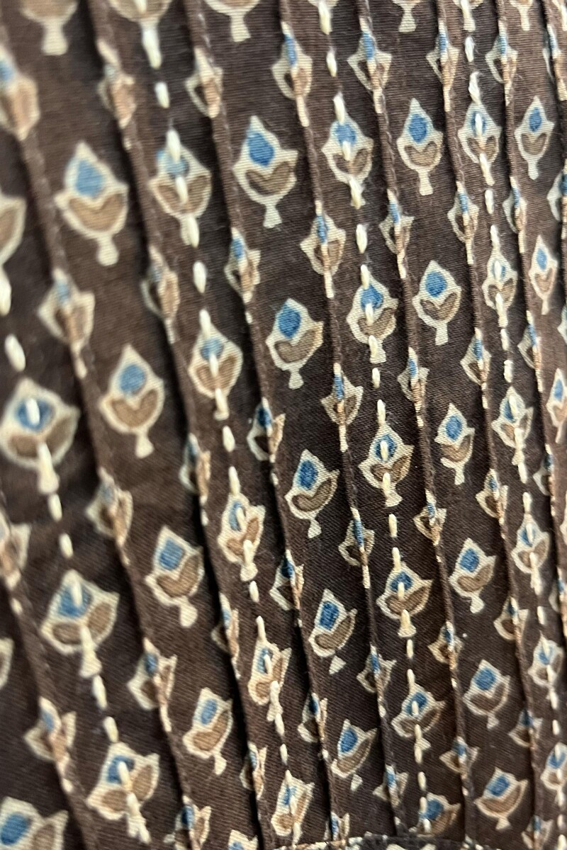 FG Specials: 1 of 1-Ajrak Handcrafted Cotton Top- Size XS