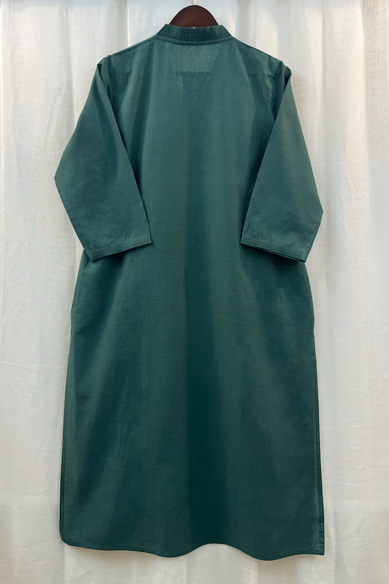 Green Handcrafted Handloom Kurta