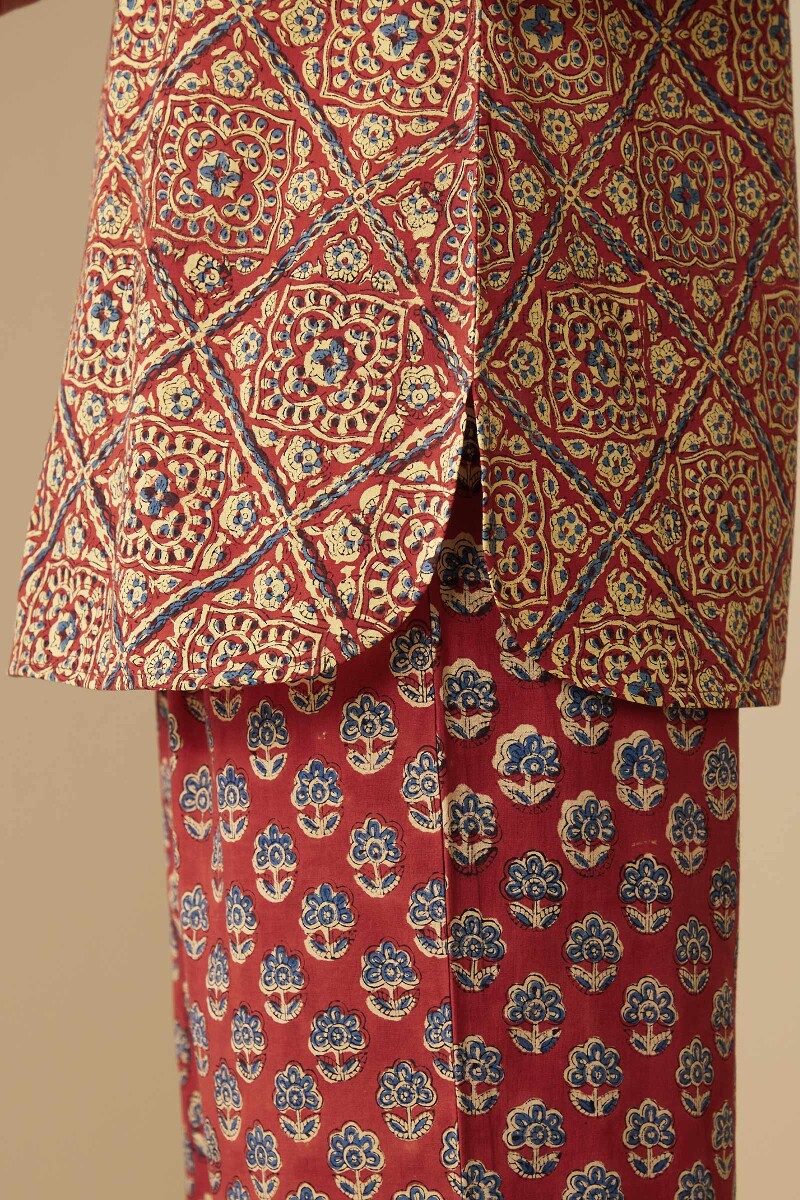 Bagru Hand Block-Printed Cotton Loungewear Set