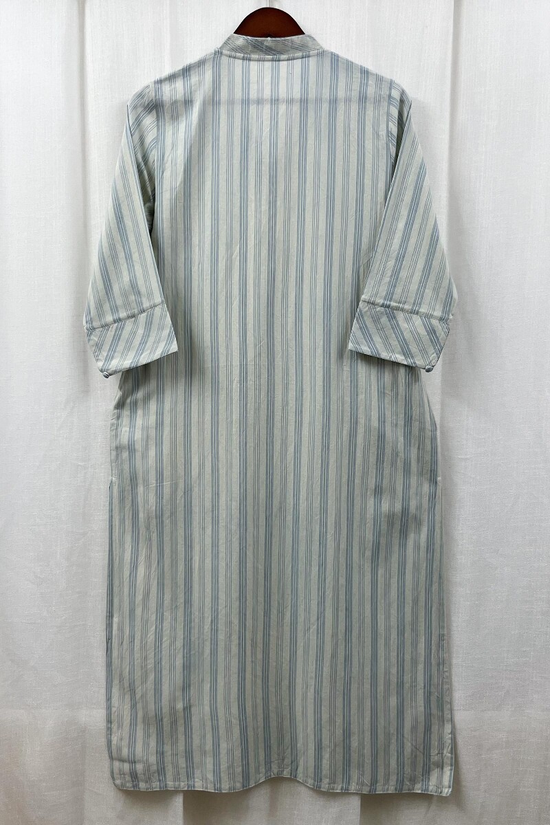 Cream Handcrafted Straight Handloom Cotton Kurta