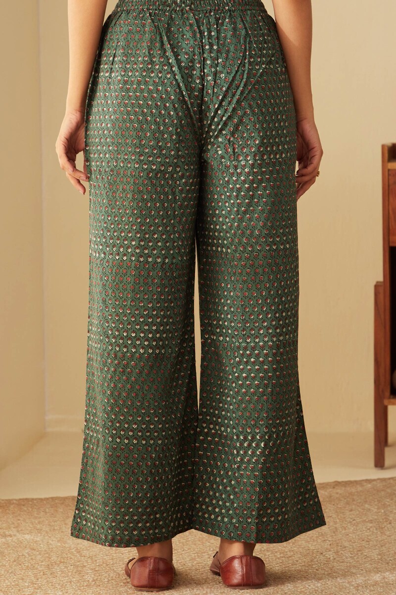 Bagru Hand Block-Printed Cotton Farsi
