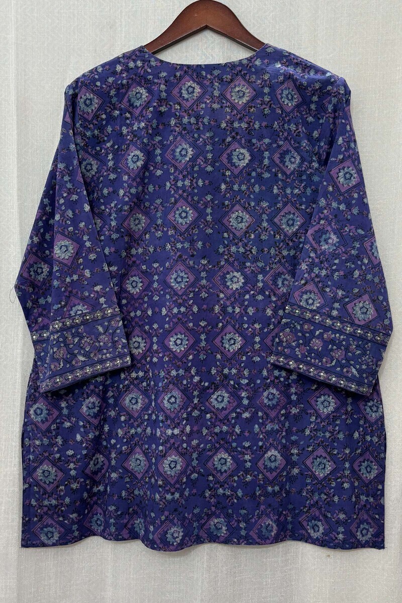 Akola Hand Block-Printed Cotton Top