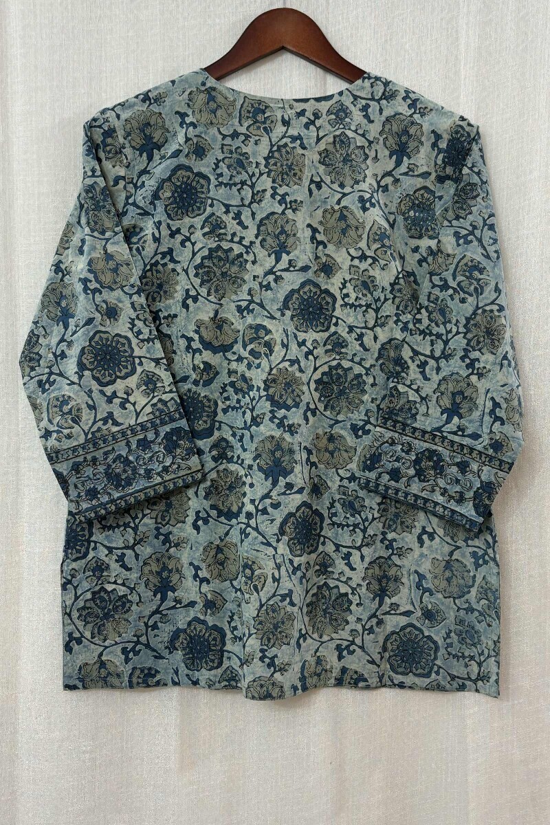 Akola Hand Block-Printed Cotton Top