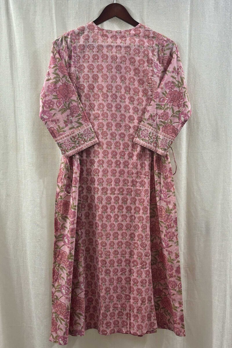 Handcrafted Cotton A Line Kurta