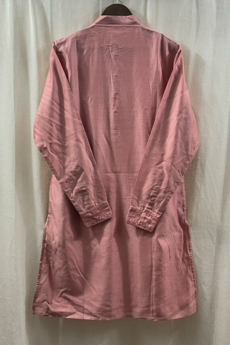 Pink Handcrafted Chanderi Kurta