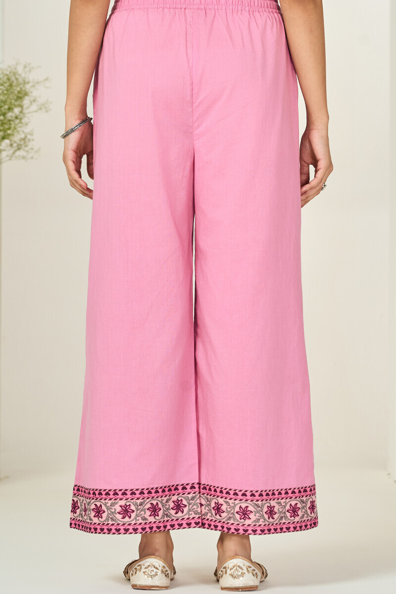 Pink Handcrafted Cotton Farsi