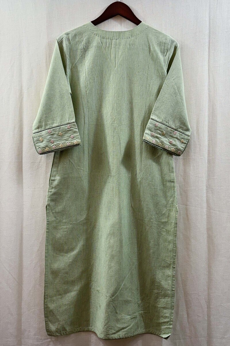 Handcrafted Cotton Straight Kurta