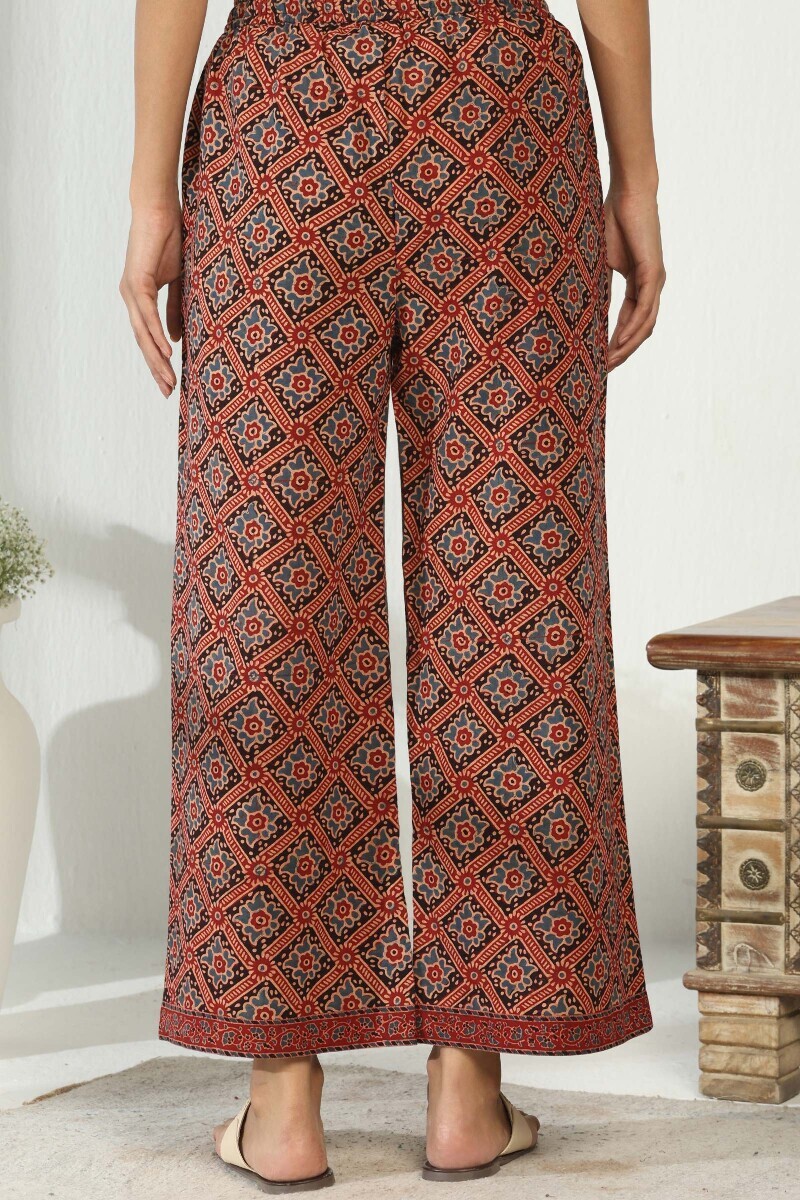 Ajrak Hand Block-Printed Cotton Farsi