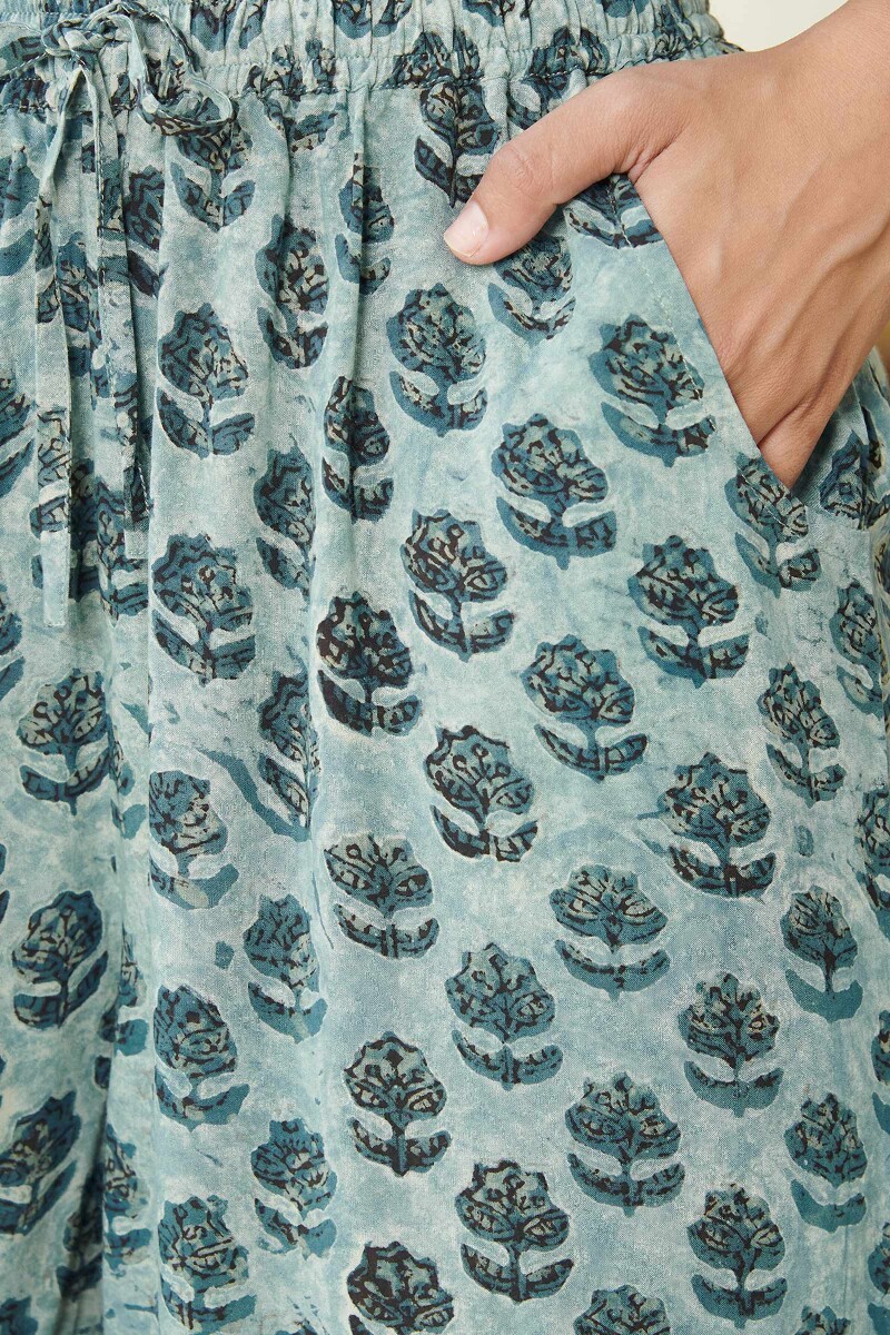 Akola Hand Block Printed Cotton Modal Farsi