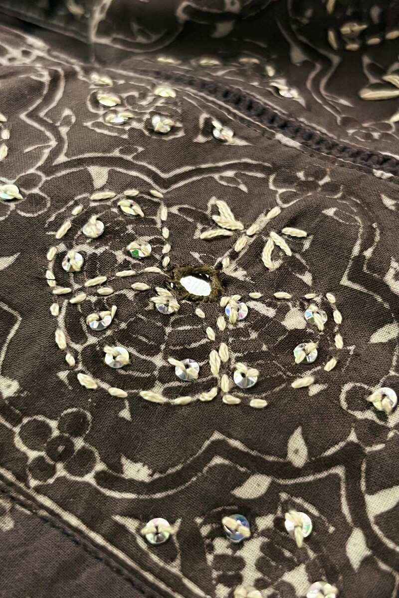 Akola Hand Block-Printed Straight Cotton Kurta