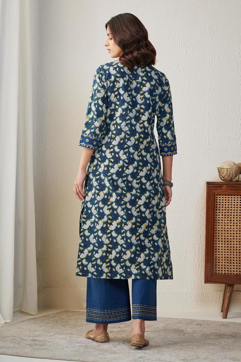 Bagru Block Printed Straight Cotton Kurta