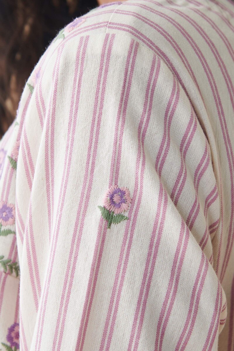 Off-White Handcrafted Straight Cotton Kurta