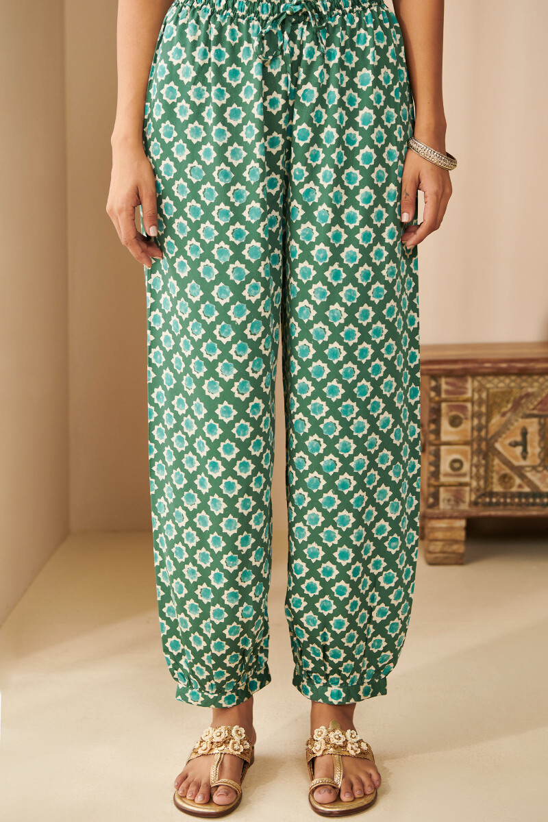 Bagru Hand Block Printed Modal Izhaar Pants