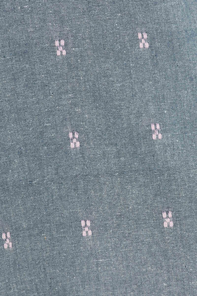 Blue Handcrafted Straight Handloom Kurta
