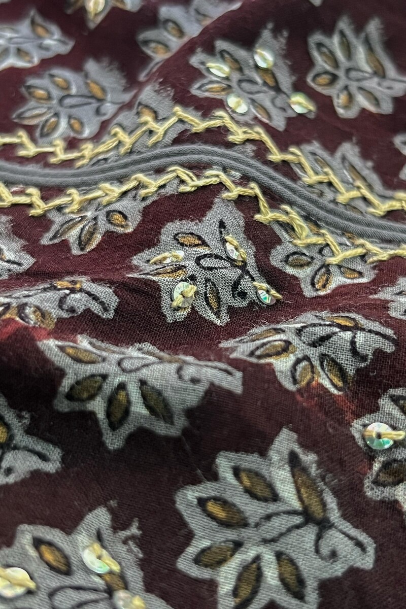 Bagru Hand Block-Printed Cotton Top