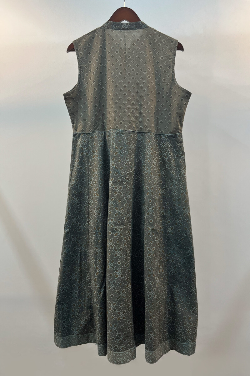 FG Specials: 1 Of 1 - Grey Hand Block-Printed Cotton Kurta