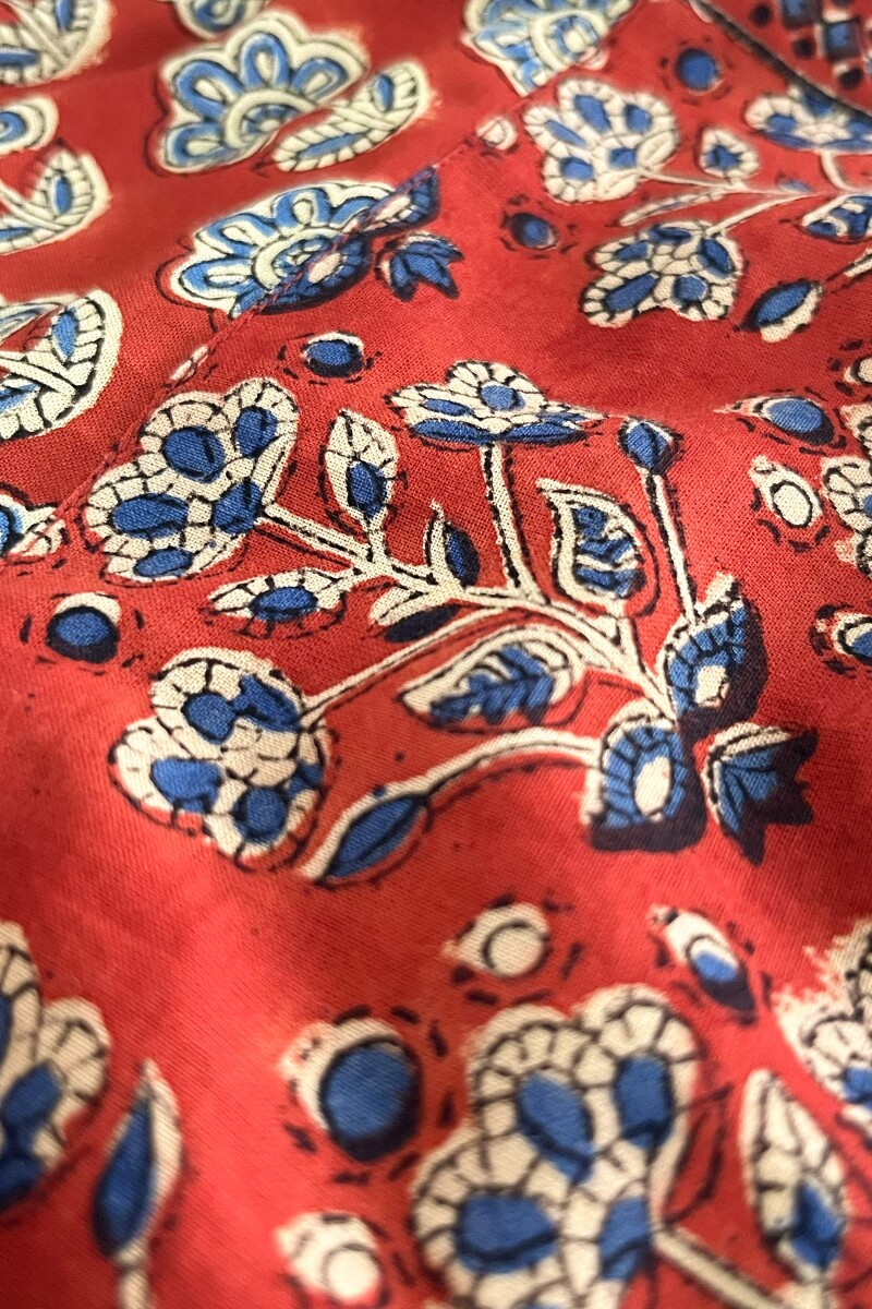 Bagru Hand Block-Printed Cotton Top