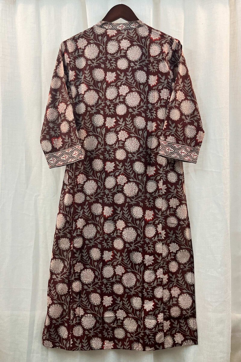 FG Specials: 1 of 1- Bagru Hand Block-Printed Straight Cotton Kurta
