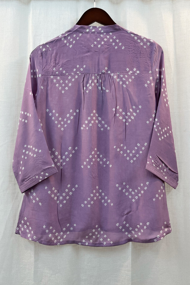 FG Specials: 1 of 1- Purple Bandhani Top