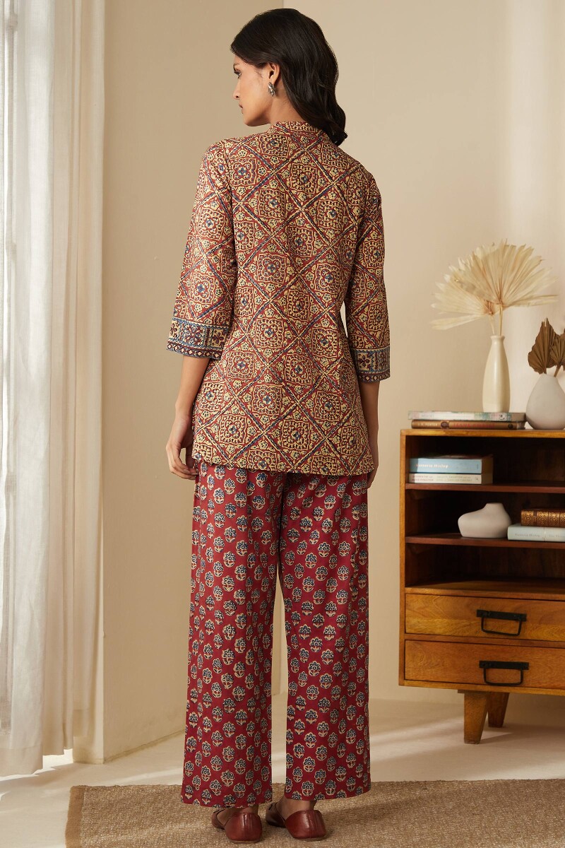 Bagru Hand Block-Printed Cotton Loungewear Set