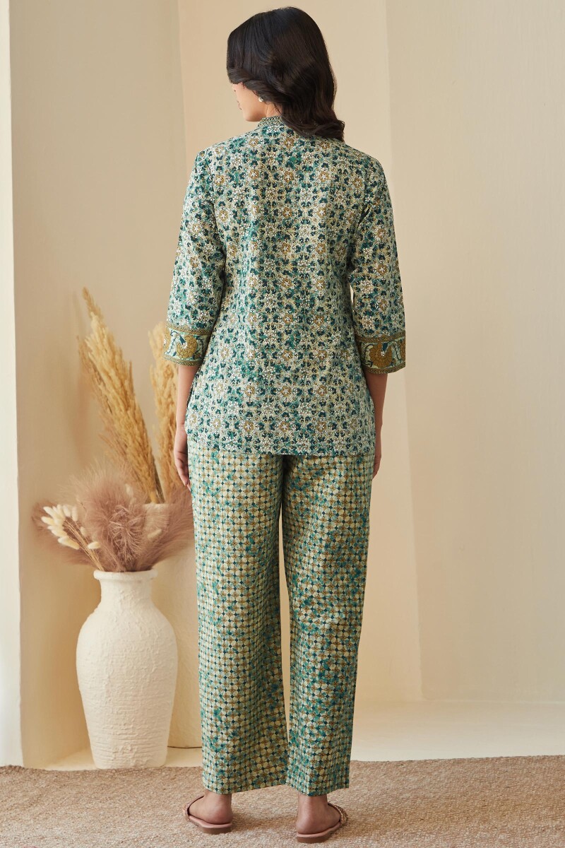 Bagru Hand Printed Cotton Loungewear Set