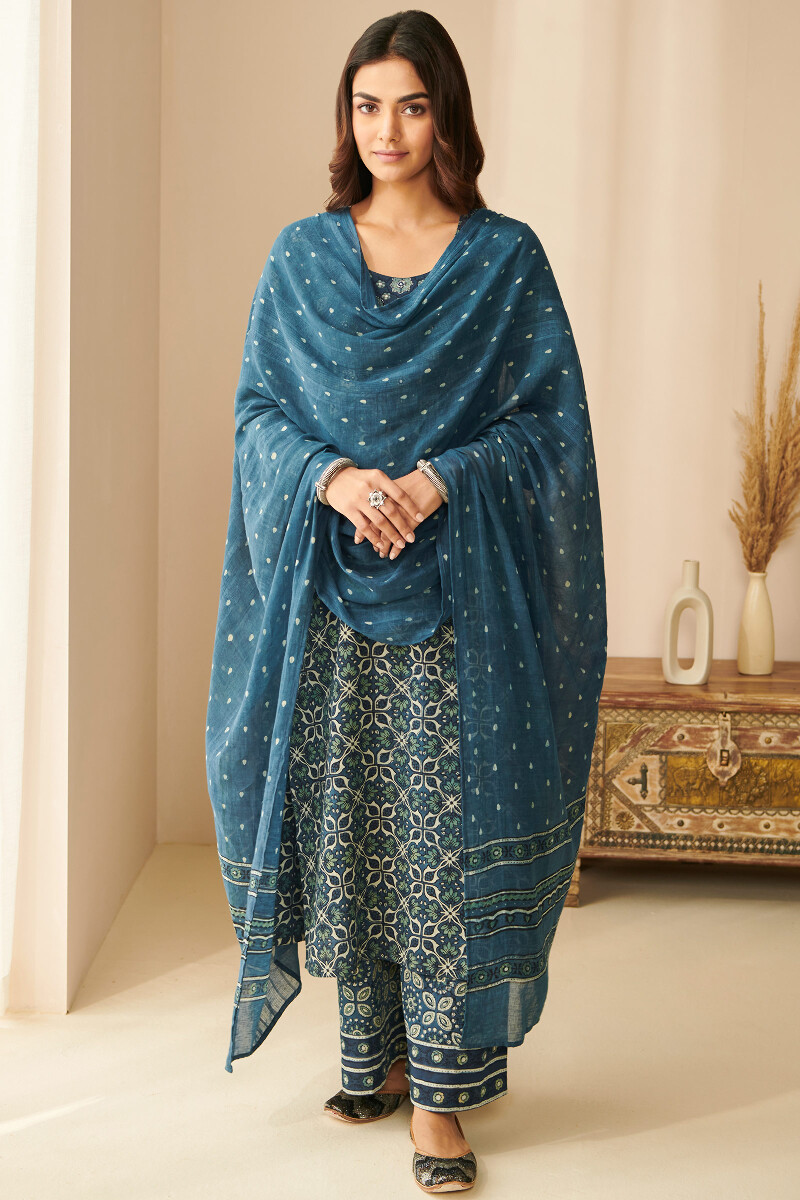 Ajrak Hand Block Printed Cotton Farsi