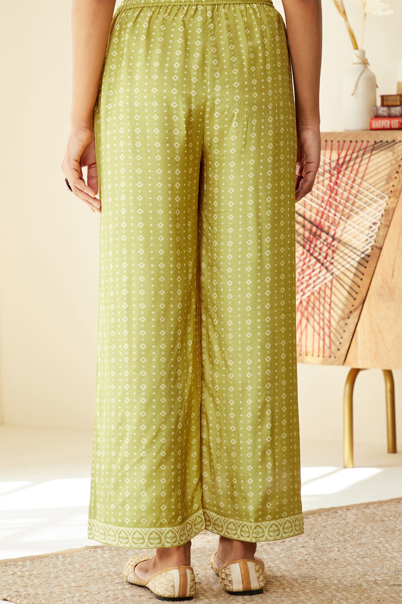 Yellow Printed Viscose Farsi