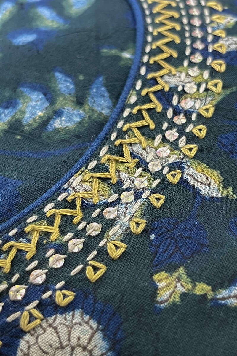 Bagru Hand Block Printed Straight Cotton Kurta