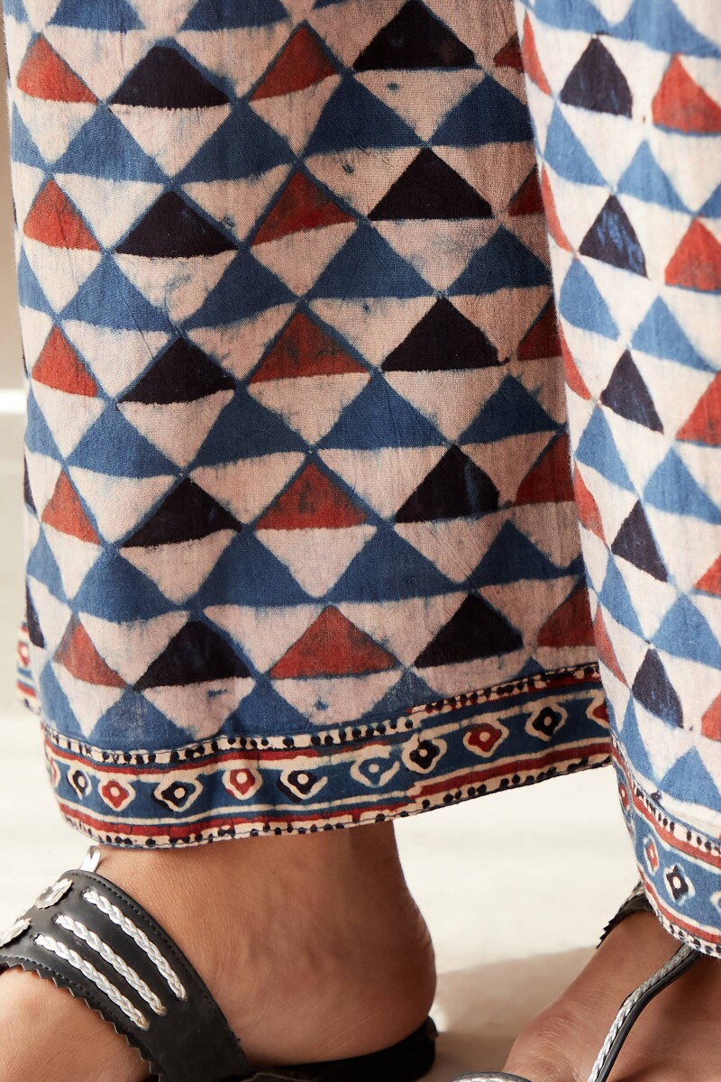 Ajrak Hand Block Printed Cotton Farsi