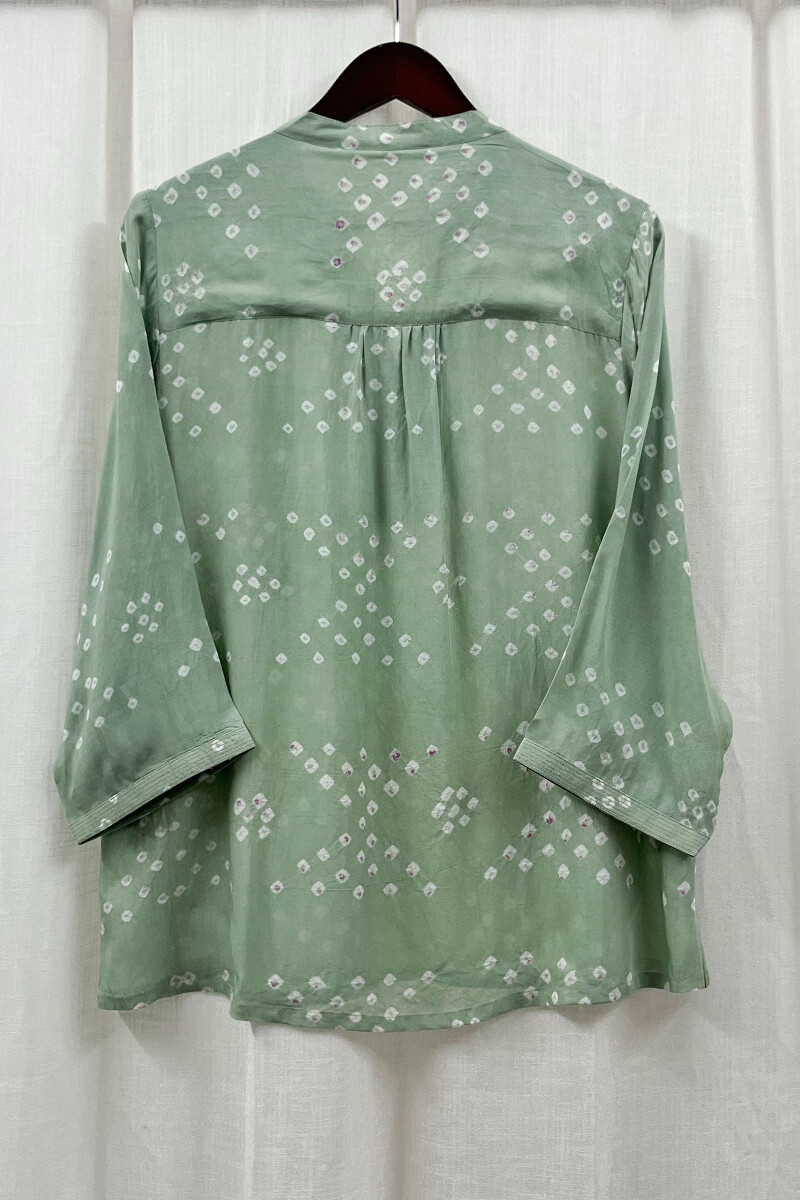 Bandhani Handcrafted Modal Top