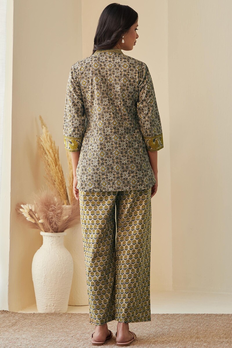 Bagru Hand Printed Cotton Loungewear Set
